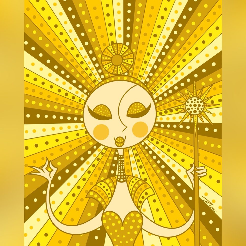 Sun Goddess 8.5 x 11” Art Print